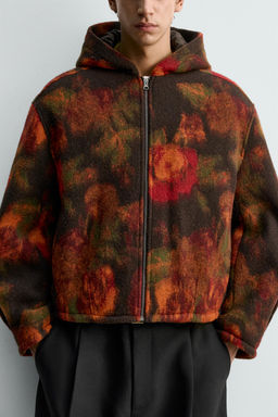 BOXY FIT HOODIE JACKET - Zara фото 2