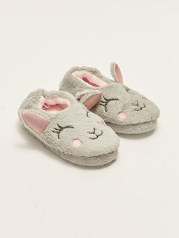 3D Aplike Detayl? Nak??l? Pel?? K?z ?ocuk Ev Terli?i