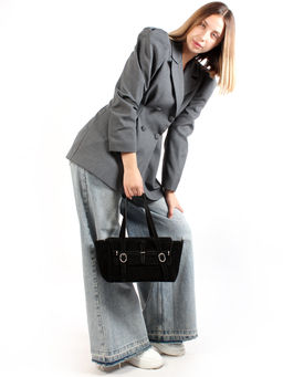 LACCOMA сумка M1067-черный натуральная замша