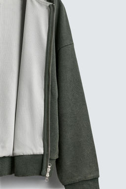 COMBINED CHECK HOODIE - Zara фото 8