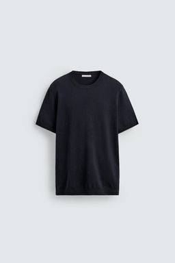 VISCOSE BLEND KNIT T-SHIRT - Zara фото 7