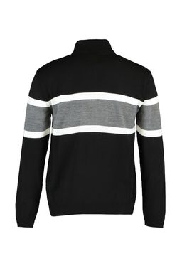 Trendyolmilla Man Siyah Slim Fit Dar Kesim Yar?m Bal?kc? Fermuarl? Renk Bloklu Kazak TMNAW20MG0022  фото 7