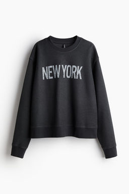 Sudadera oversize con motivo delante - H&m фото 5