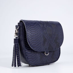 Сумка женская TEXTURA, мессенджер, маленький размер, цвет синий  фото 3