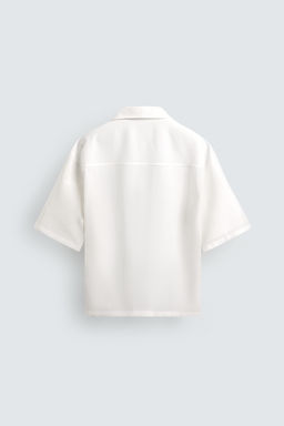 CAMISA FLUIDA RELAXED FIT / Blanco roto - Zara фото 7