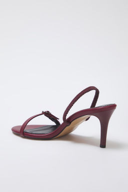 Trendyol Shoes Siyah Toka Detayl? Cift Kullan?ml? Ince Topuklu Badem Burun Kad?n Topuklu Sandalet TAKSS25TO00010 - Trendyolmilla фото 10
