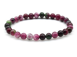 Браслет из турмалина искусственного шарик 6мм