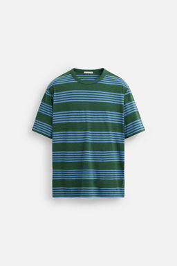 STRIPED JACQUARD T-SHIRT - Zara фото 6
