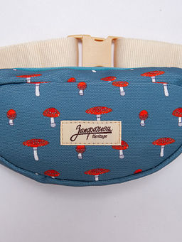 Сумка ЗАПОРОЖЕЦ Muhomori Small Waist Bag ZIP LIGHT BLUE  фото 4