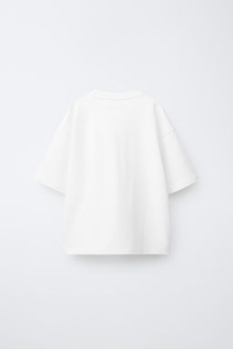 CAMISETA LISA INTERLOCK / Crudo claro