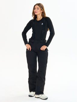 Женские мембранные сноубордические / горнолыжные брюки Azimuth Снежное Созвездие 124/9415_10 Черный  фото 10