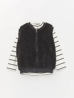 Bisiklet Yaka Erkek Bebek 3l? Tak?m - Waikiki фото 2