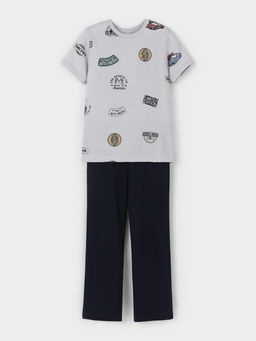 К 1646/городское ралли,индиго пижама для мал