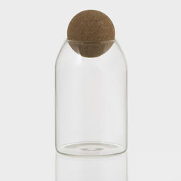 Банка для хранения сыпучих Эко. Шар, 800 мл, 918.5 см, с пробковой крышкой, стекло