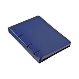 Тетрадь на кольцах, в клетку, 120 листов Синяя, пластиковая обложка, блок офсет - Calligrata фото 7