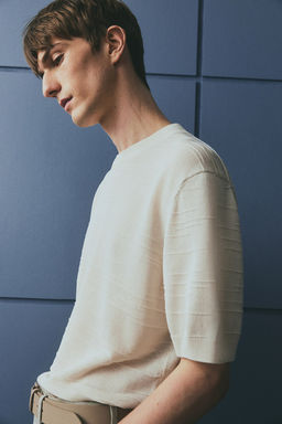 Camiseta en punto fino Regular Fit