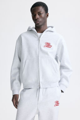 Chaqueta sudadera boxy con capucha Loose Fit - H&m фото 4