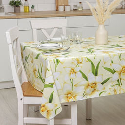 Клеёнка на стол Доляна, на нетканой основе, ширина 137 см, общая толщина 0.19 мм, рулон 20 м