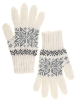 Перчатки женские "Снежинка с зигзагом" 5322-6