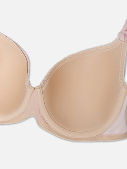 Бюстгальтер макси женский бежевый с цветочным принтом - Mark formelle фото 12