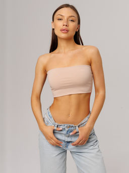 Женский топ-бандо Lingeamo бежевый ЛТ-10 (4)