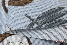 Рогожка Кокосовый рай цв.пыльно-голубой, ш.1.5м, хлопок-100%,160гр/м.кв - Купава фото 4