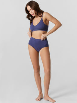 Цена за 2 штуки! Трусы шортики женские фиолетовые полночный синий 412745 - Mark formelle фото 3