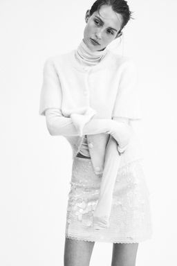 Mohair-blend cardigan - H&m фото 4