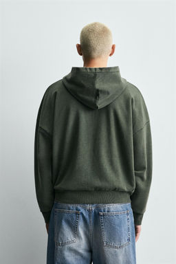 COMBINED CHECK HOODIE - Zara фото 2