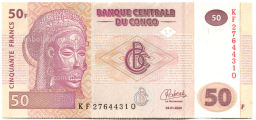 50 франков 2022 года Конго