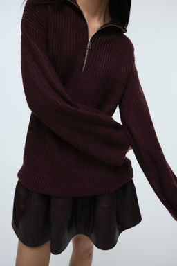 Jersey de punto grueso con media cremallera - H&m фото 6