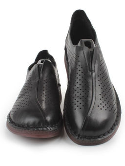 03-5001-1 BLACK Полуботинки женские летние (натуральная кожа) - Фабричный китай фото 8