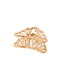 Цена за 6 шт. Крабик для волос «Маргарита», дуга полоски, 2.5 см, золото