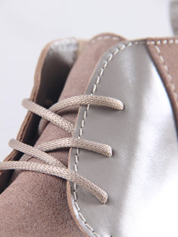 Ботинки 305.927be.Бежевый латте капучино замша/мех