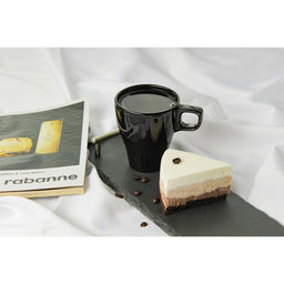 Кружка Доляна Coffee break, 280 мл, керамика, чёрная