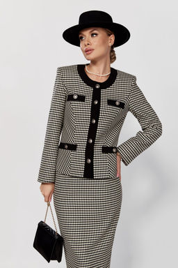 Костюм DOGGI 1645 бежевый+черный  фото 6