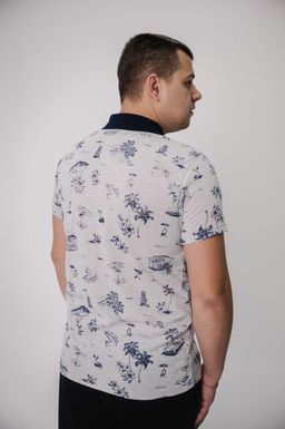 Футболка поло серая - Марлен фото 2