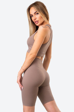 Женские велосипедки в рубчик-лапша Happy Fox  фото 46