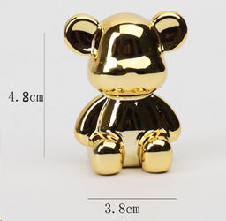 Фигурка Мишка 5 см / G-3117 /уп 50//500/1000/золото