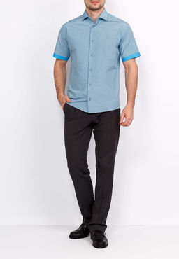 Сорочка мужская короткий рукав GREG 234/109/37/KZS/1  фото 5