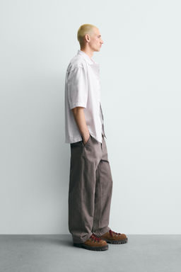 SOBRECAMISA ESTRUCTURA BORDADO / Blanco - Zara фото 4