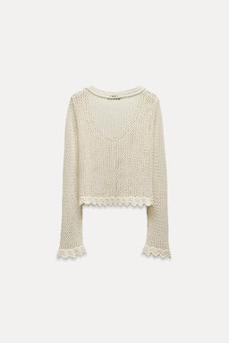 ROMANTIC KNIT CARDIGAN - Zara фото 9