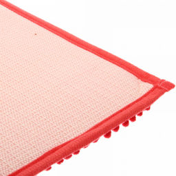 Коврик для ванной 50*80 "Букли" коралловый