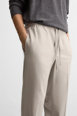 COMFORT FIT JOGGER WAIST TROUSERS - Zara фото 41