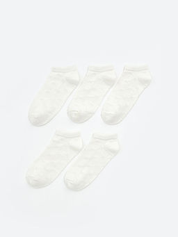 Desenli Kad?n Patik ?orap 5li