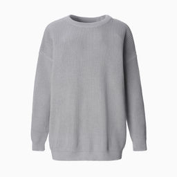 Джемпер женский крупной вязки MIST, серый, размер 48-50 (L)