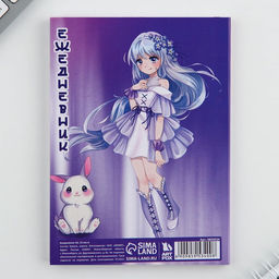 Ежедневник в тонкой обложке А6, 52 листа Аниме, девочки - Artfox фото 5