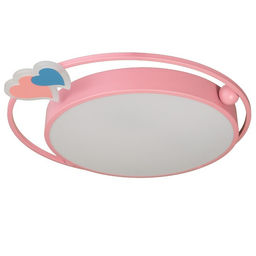 Люстра с ПДУ Ритмо LED 90 Вт 3000-6000К розовый 50?54?5.5 см BayerLux