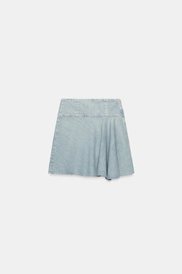 FALDA MIDI DENIM TRF / Azul claro - Zara фото 5