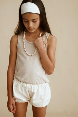 BLOOMER POPEL?N CREATED BY CARAMEL LONDON X ZARA / Vainilla  фото 6